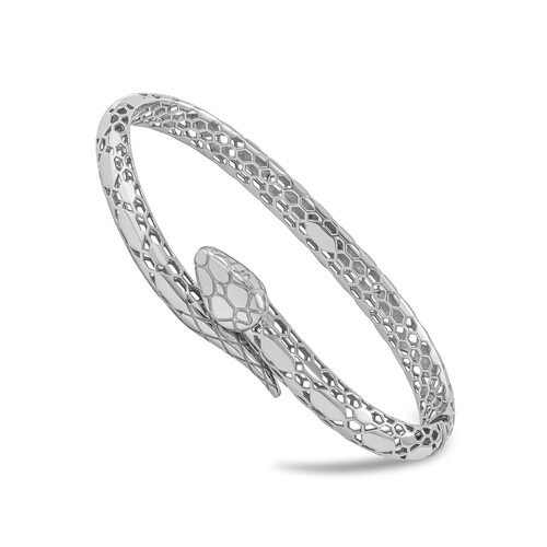 Браслет "Змея" из серебра 925 пробы