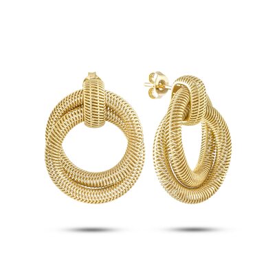 Серьги из желтого золота 585 пробы