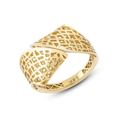 Кольцо из желтого золота 585 пробы