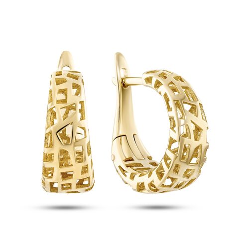 Серьги из желтого золота 585 пробы