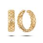 Серьги из серебра 925 пробы с позолотой