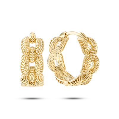 Серьги из желтого золота 585 пробы