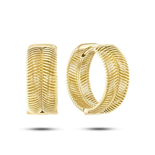 Серьги из серебра 925 пробы с позолотой