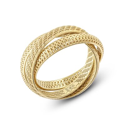 Кольцо из желтого золота 585 пробы