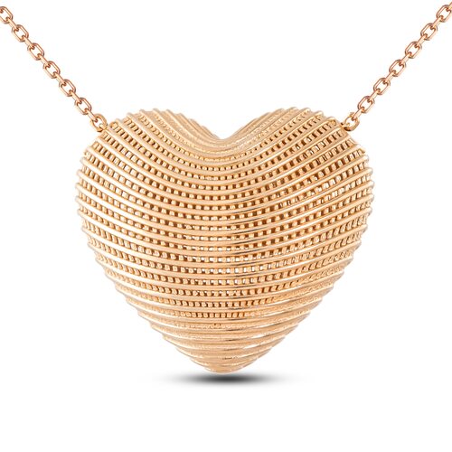 Колье "Сердце" из золота 585 пробы