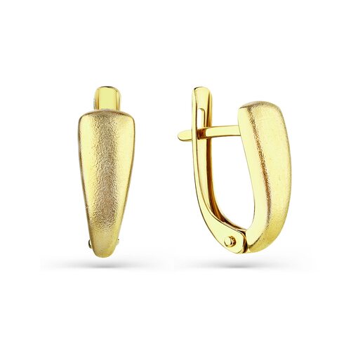 Серьги из желтого золота 585 пробы