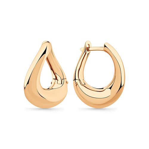 Серьги из красного золота 585 пробы