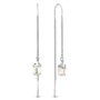 Серьги с кристаллами Swarovski из серебра 925 пробы