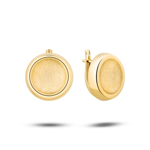 Серьги из серебра 925 пробы с позолотой
