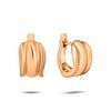 Серьги из серебра 925 пробы с позолотой