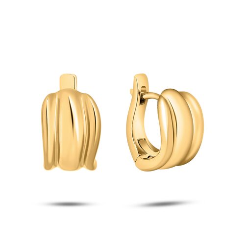 Серьги из серебра 925 пробы с позолотой