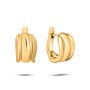 Серьги из серебра 925 пробы с позолотой