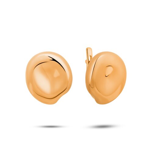Серьги из серебра 925 пробы с позолотой