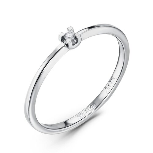 Кольцо с бриллиантом из золота 585 пробы