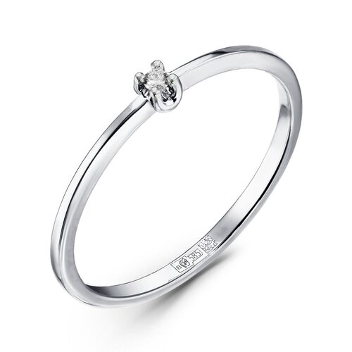 Кольцо с бриллиантом из золота 585 пробы