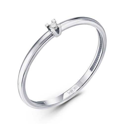 Кольцо с бриллиантом из золота 585 пробы