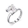 Кольцо с горным хрусталем из серебра 925 пробы арт. 01-1840/00ГХ-00