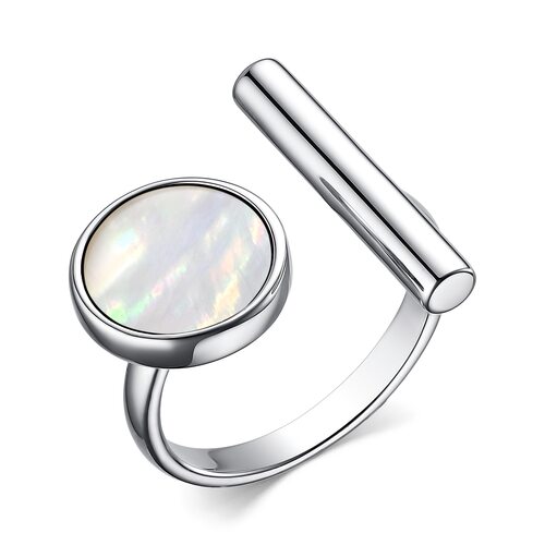 Кольцо с перламутром из серебра 925 пробы