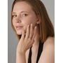Кольцо с хризолитом и фианитами из серебра 925 пробы арт. 01-4062/00ХР-00