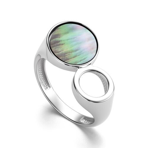 Кольцо с перламутром из серебра 925 пробы