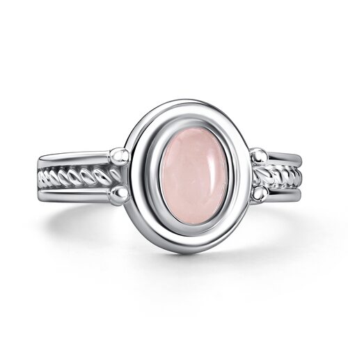 Кольцо с кварцем из серебра 925 пробы