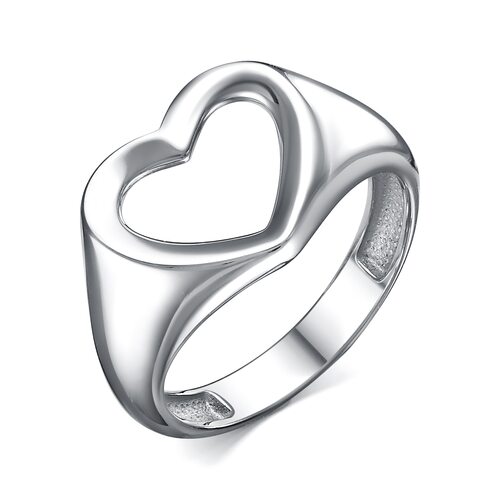Кольцо "Сердце" из серебра 925 пробы