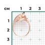 Кольцо "Лиса" с эмалью из золота 585 пробы арт. 01-5342-00-000-1110-25