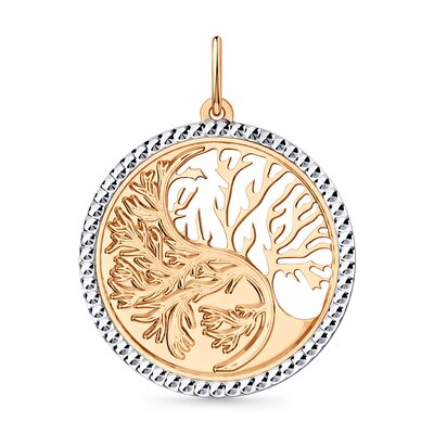 Подвеска "Дерево" из золота 585 пробы