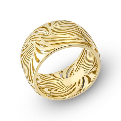 Кольцо из желтого золота 585 пробы