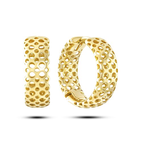 Серьги из желтого золота 585 пробы