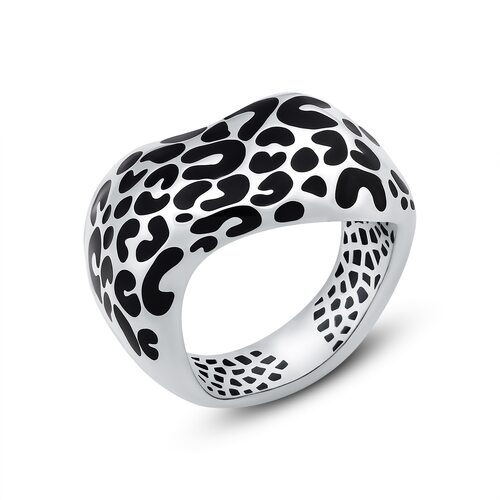 Кольцо "Леопард" из серебра 925 пробы