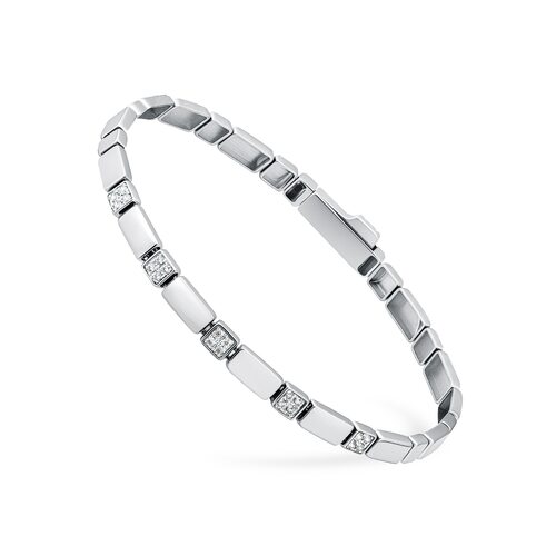 Браслет с бриллиантами из белого золота 585 пробы