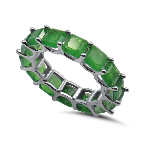 Кольцо с фианитами из серебра 925 пробы