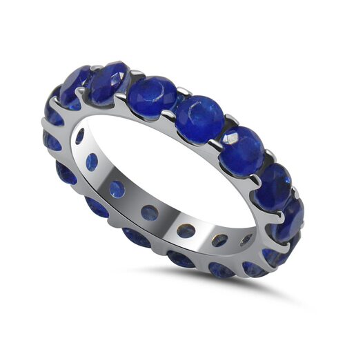 Кольцо с фианитами из серебра 925 пробы