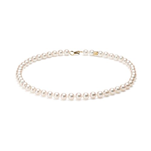 Бусы с жемчугом из золота 585 пробы