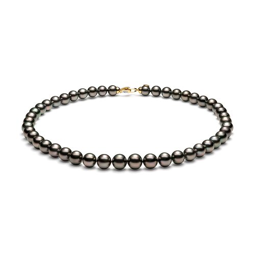 Бусы с бриллиантами и жемчугом из золота 585 пробы