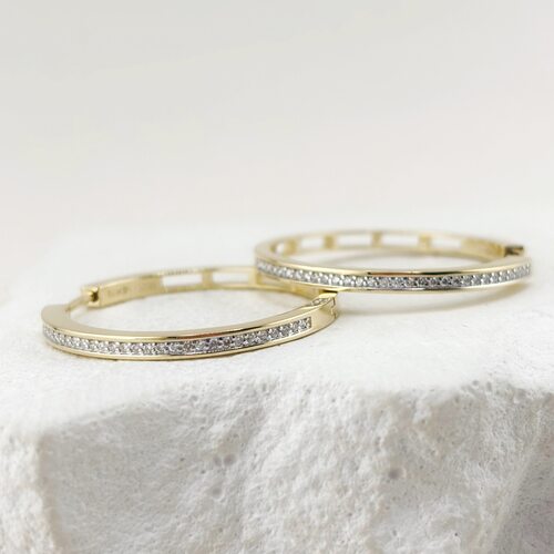 Серьги с бриллиантами из золота 585 пробы арт. 02-02666-05-001-07-01