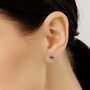 Серьги с топазами из серебра 925 пробы арт. 02-1539/00ТЛ-00
