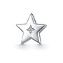 Серьга "Звезда" с фианитом из серебра 925 пробы арт. 02-2589/00КЦ-00