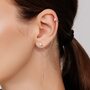 Серьги с фианитами из серебра 925 пробы арт. 02-2684/00СВ-00