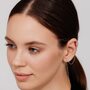 Серьги с фианитами из серебра 925 пробы арт. 02-2684/00СВ-00