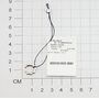 Серьга с фианитом из серебра 925 пробы арт. 02-2685/00СВ-00