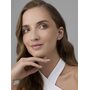 Серьга с бриллиантом из серебра 925 пробы арт. 02-3589/000Б-00