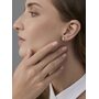 Серьга с бриллиантом из серебра 925 пробы арт. 02-3589/000Б-00