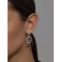 Серьги "Сердца" с фианитами из серебра 925 пробы арт. 02-3966/00КЦ-00