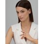 Серьги "Сердца" с фианитами из серебра 925 пробы с позолотой арт. 02-3979/00КЦ-18