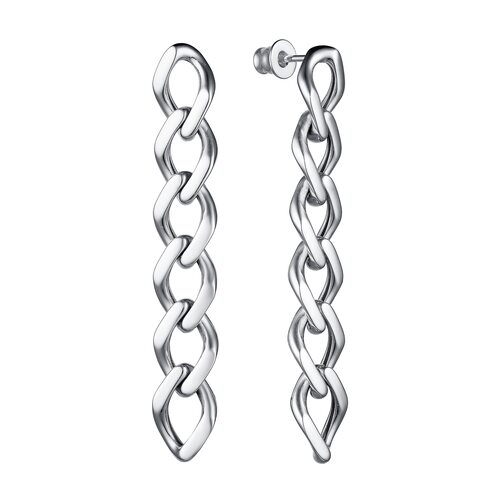 Серьги "Цепи" из серебра 925 пробы
