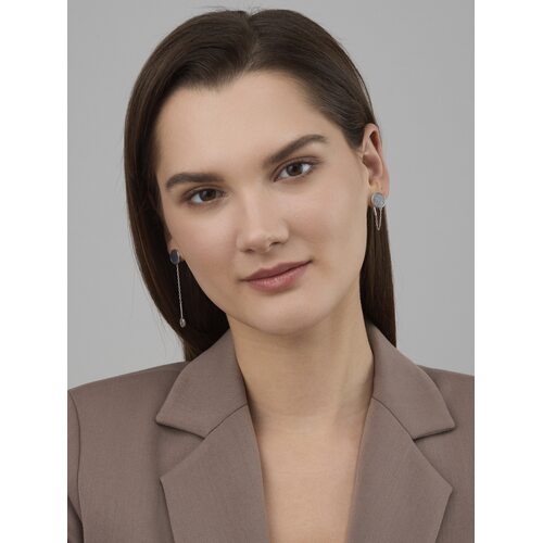 Серьги с перламутром из серебра 925 пробы