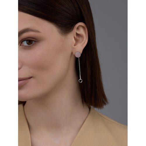 Серьги с перламутром из серебра 925 пробы