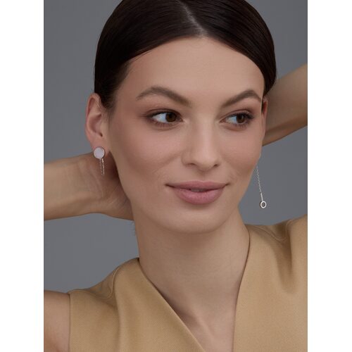 Серьги с перламутром из серебра 925 пробы